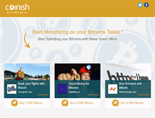 Tablet Screenshot of coinish.com